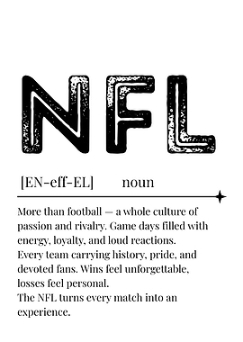 NFL Definition Art