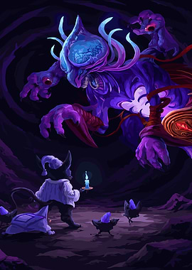 Deadlock Monster Confrontation with Candlelit Creature