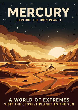 Mercury Exploration Poster
