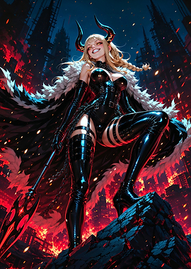 Demoness in a Burning City