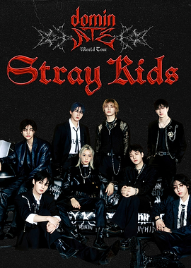 Stray Kids 'DOMINATE' World Tour Poster