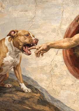 Pitbull and God's Hand
