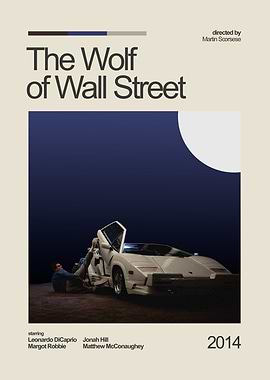 The Wolf of Wall Street Movie Poster