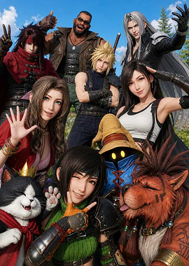 Final Fantasy VII Behind the scene