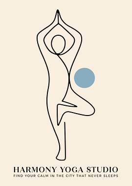 Yoga Studio Poster