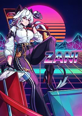 Wuthering Waves Zani Retro Anime Character
