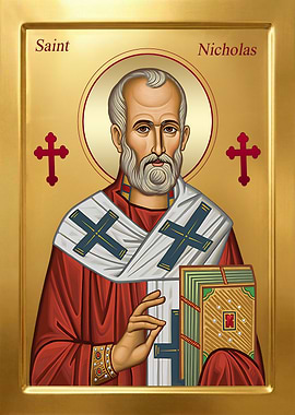 Saint Nicholas,Sveti Nikola Orthodox icon