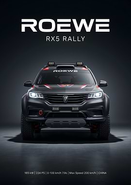 Roewe RX5 Rally Car