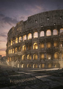 Colosseum at Dusk