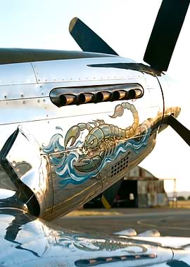 Vintage Nose Art (Scorpion)