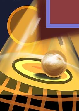Abstract Sphere on Target
