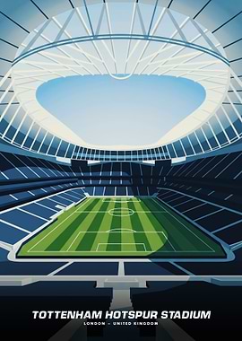 Football Venue Under City Lights
