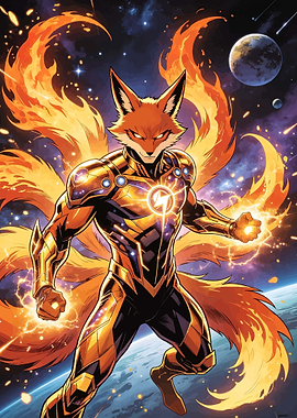 Cosmic Fox Warrior