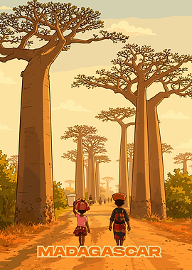 Madagascar Baobab Avenue