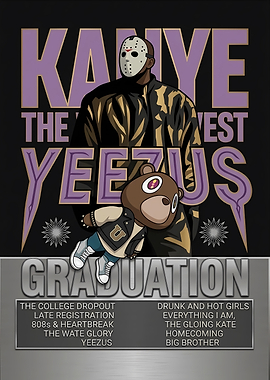 Kanye West Yeezus Graduation Poster