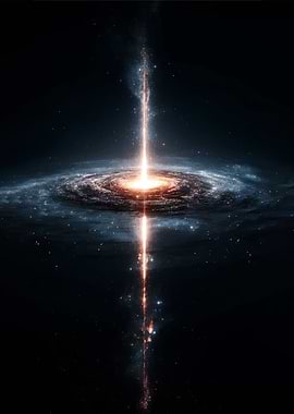 Galaxy with a Bright Jet