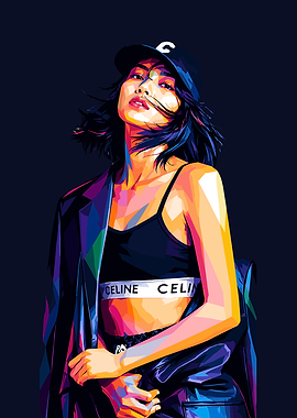 Pop Art Portrait of a Woman