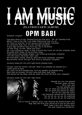 Playboi Carti I Am Music Album Art