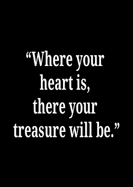 Inspirational Quote on Black Background