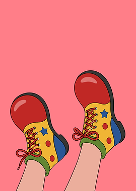 Clown Boots with Legs
