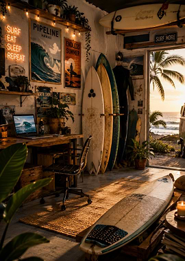 Surf Garage with Ocean View