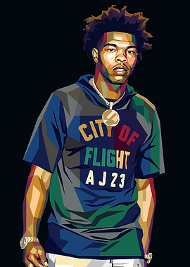 Lil Baby Pop Art Portrait