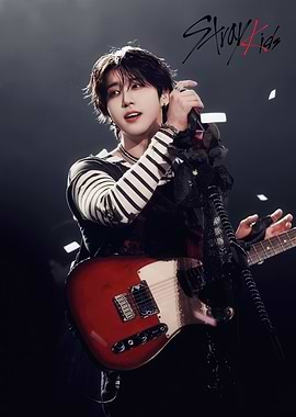 Stray Kids Han with Guitar