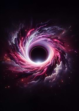 Cosmic Black Hole Swirl