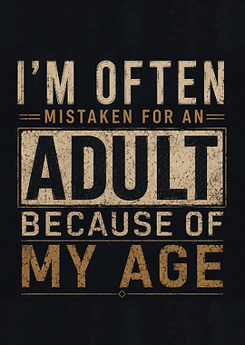 I'm Often Mistaken for an Adult Because of My Age