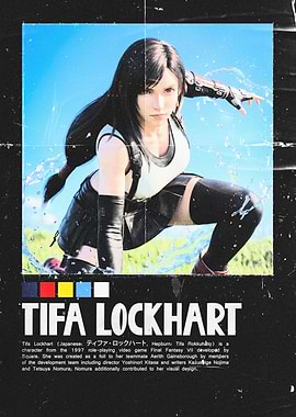 Tifa Lockhart Final Fantasy VII Poster