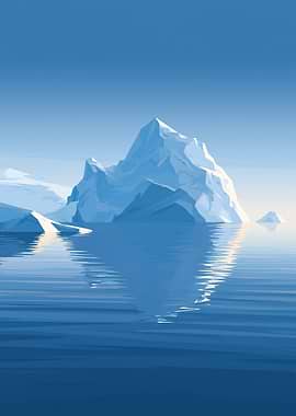 Arctic Iceberg Reflection