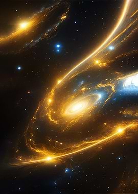 Cosmic Galaxy Swirl