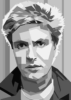 Monochromatic Pop Art Portrait