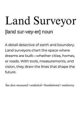 Land Surveyor Engineering Career Definition