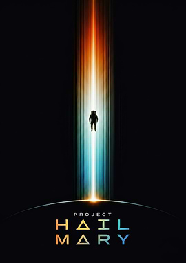 Astronaut in a light beam