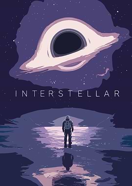 Interstellar Astronaut and Black Hole