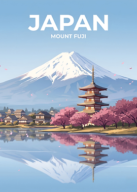 Tranquil Mount Fuji Reflection