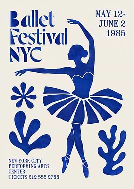 Ballet Festival NYC Poster