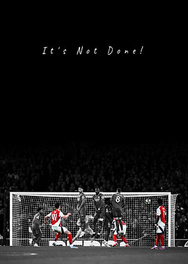 Football game with text overlay