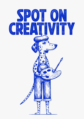 Dalmatian Artist with 'Spot On Creativity'