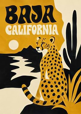 Baja California Cheetah Landscape