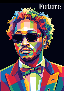 Future Pop Art Portrait