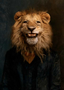 Lion in a Suit