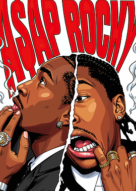 A$AP Rocky Comic Art