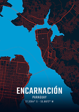 Encarnación City Map