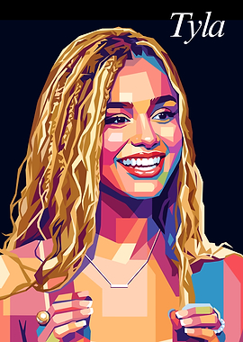 Tyla Pop Art Portrait