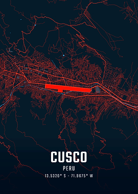 Cusco City Map