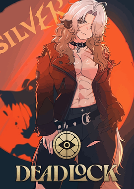 Deadlock Silver Wolf Character Art