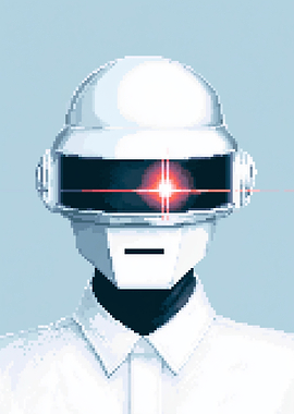 daft punk Pixel Art