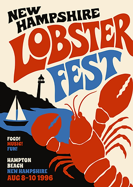 New Hampshire Lobster Fest Poster